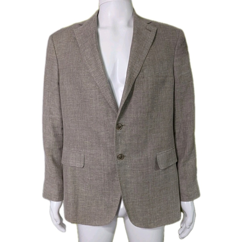 Joseph Abboud Heritage Guabello Blazer Men's 42R Wool Linen Egypt Grandpacore